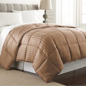 Amrapur Qn Size 1 Pc Reversible Down Alternative Comforter Choc 1DBYDWNG-CHO-QN
